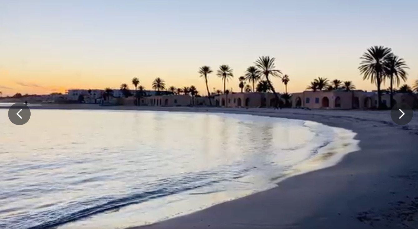 Tramonto sulla spiaggia